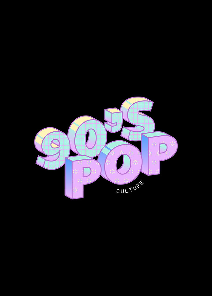 90's Pop Culture Graphic