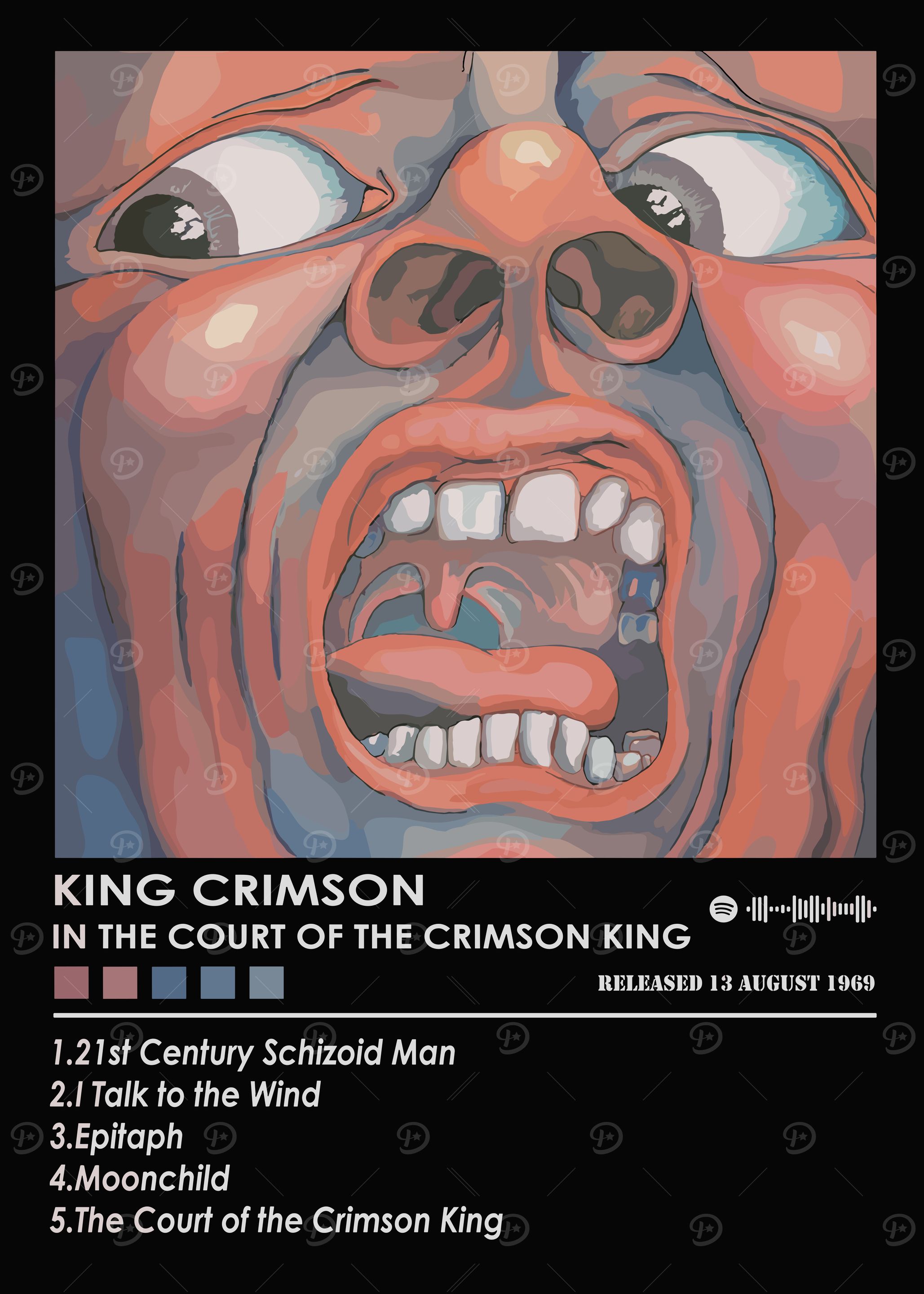 King crimson Posters Online - Shop Unique Metal Prints, Pictures