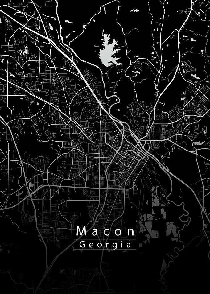Macon Georgia City Map