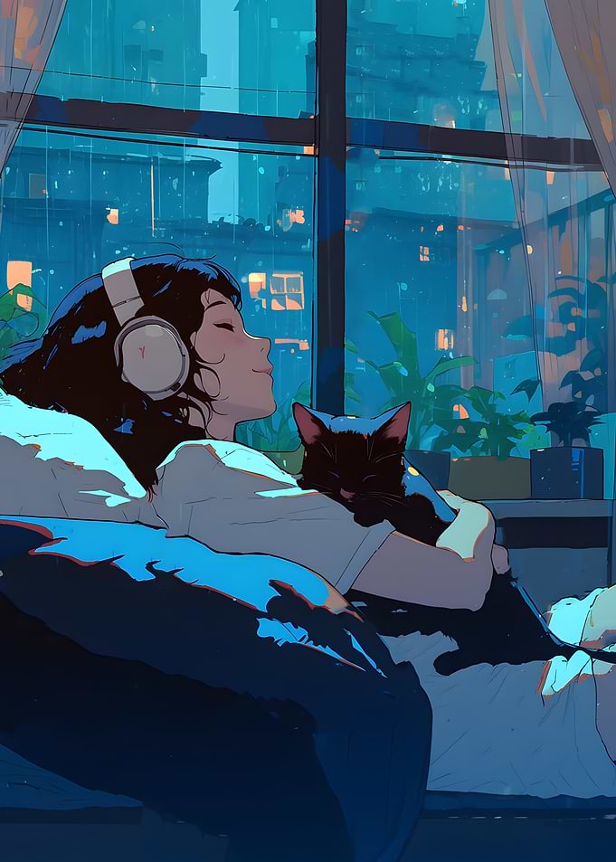 Lofi Girl - Rainy Night Comfort