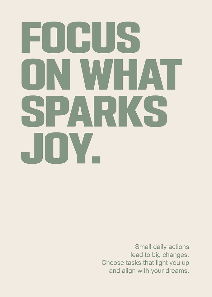 Focus on Joy Poster Motivational Art Inspirational posters for room