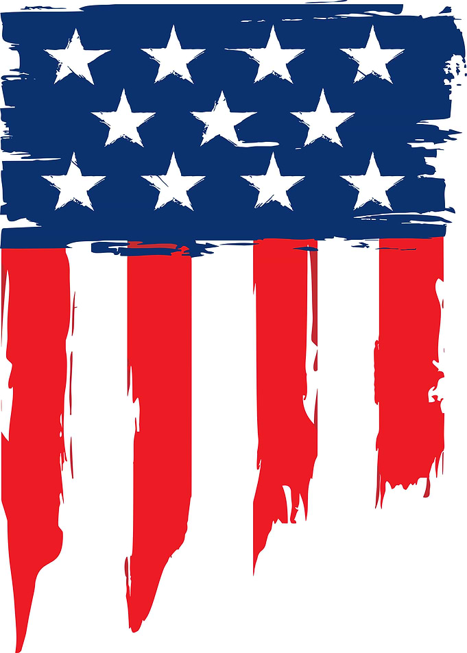American Flag Graphic
