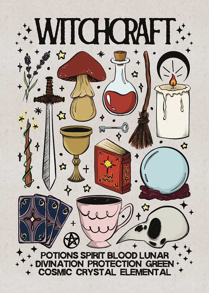 Witchcraft Illustration