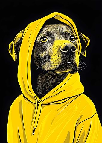 Dog Vintage Art_1