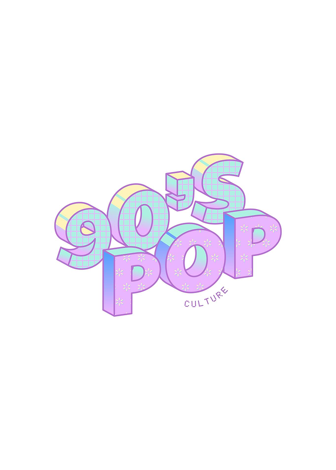 90's Pop Culture Logo