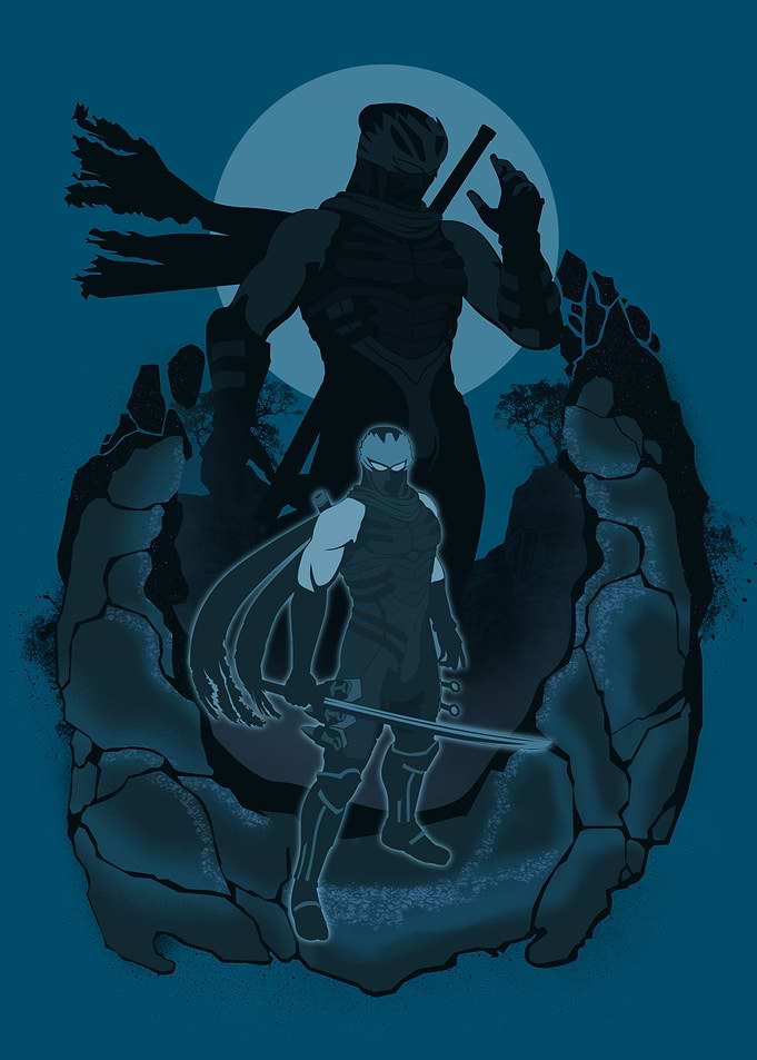 Ninja Gaiden Warrior Silhouette