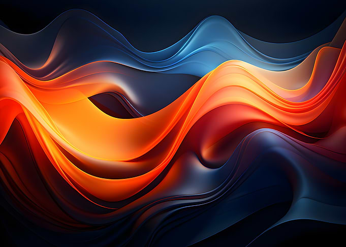 Abstract Wavy Design