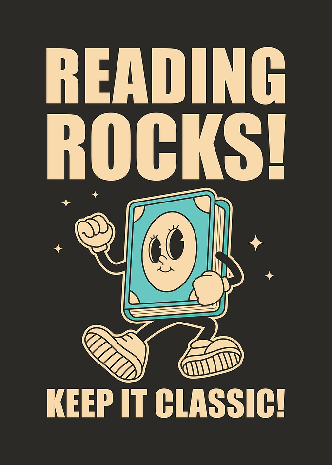 Reading Rocks Book Character