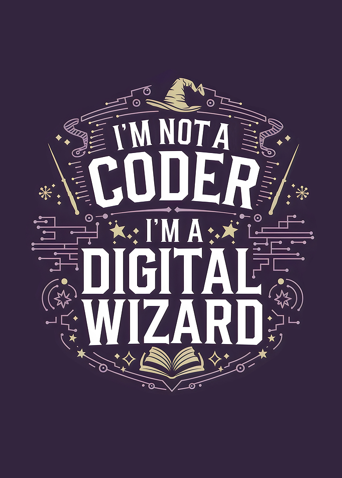 Coding - I'm Not a Coder, I'm a Digital Wizard