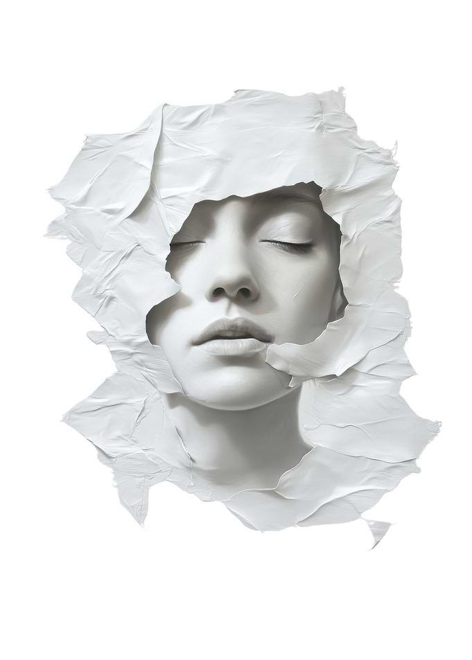 Woman's Face Emerging
