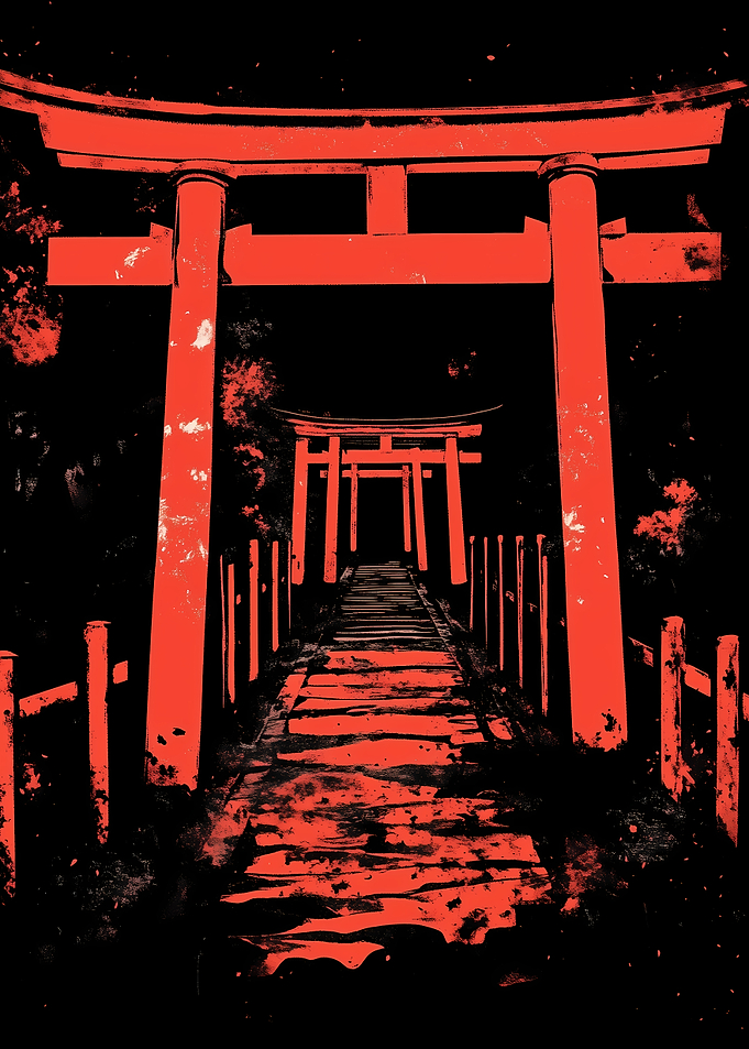 Red Torii Gate Path