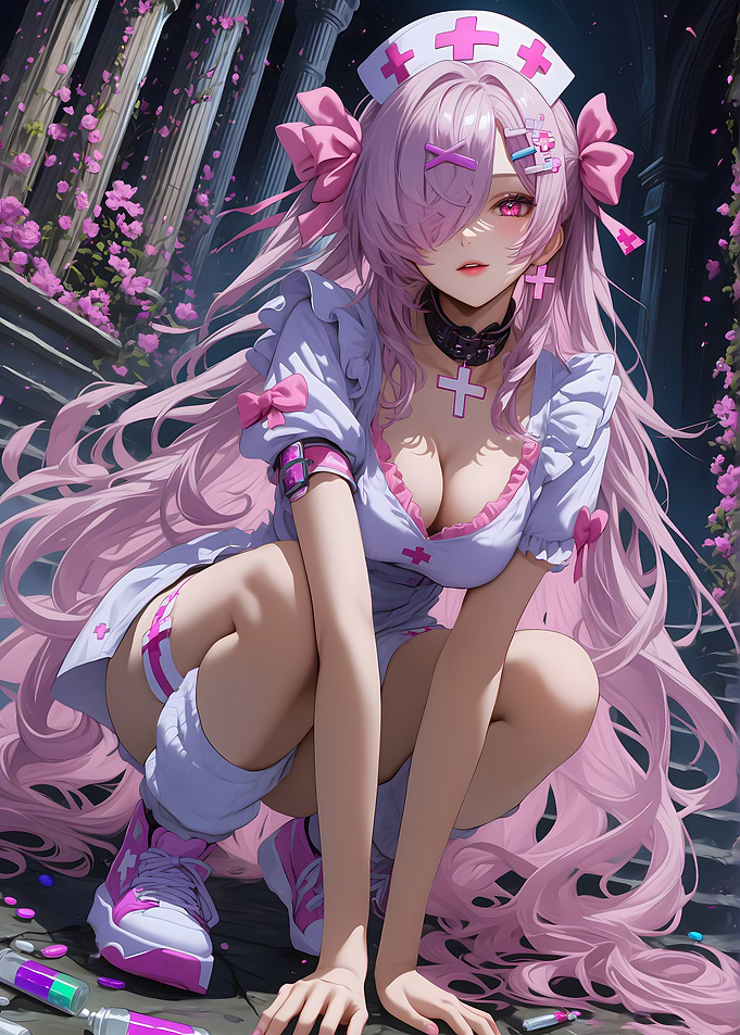 Pink Anime Nurse