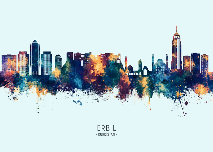 Erbil Kurdistan Iraq Skyline