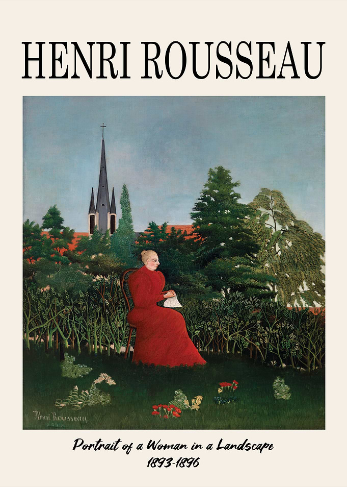 Henri Rousseau Woman Landscape