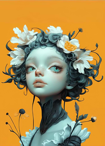 Floral Fantasy Portrait