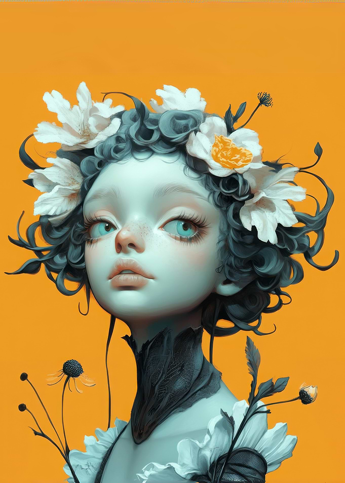 Floral Fantasy Portrait