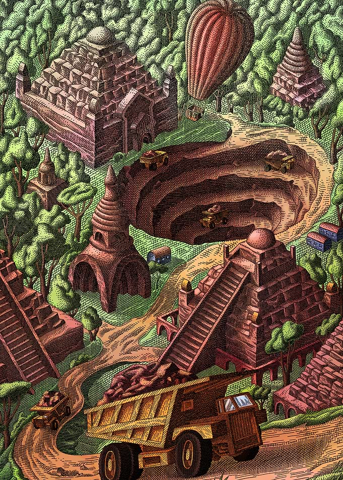Ancient Ruins Excavation