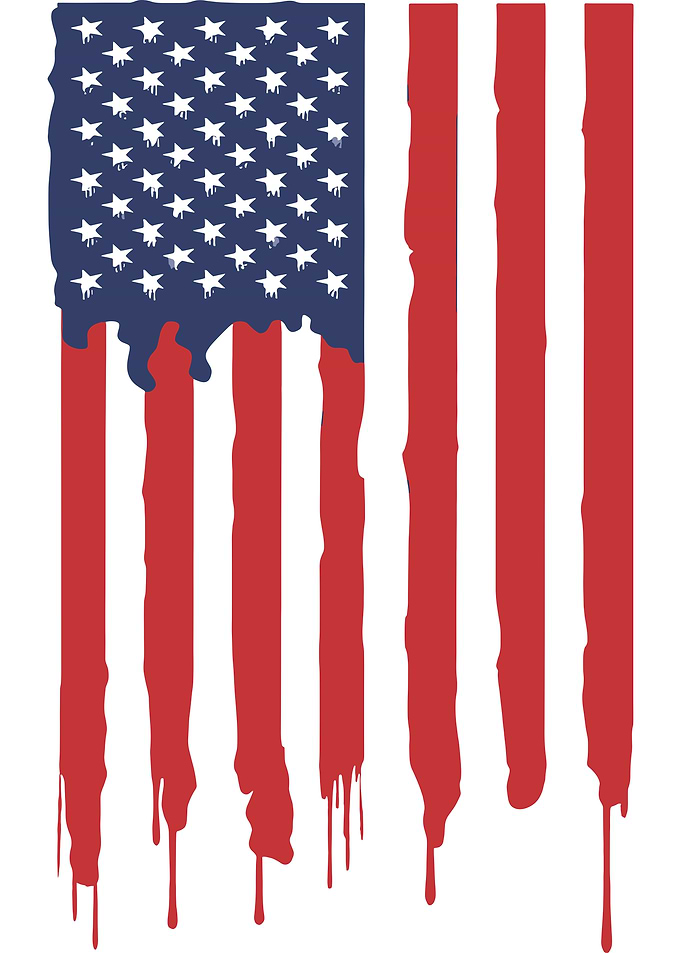American Flag Drip