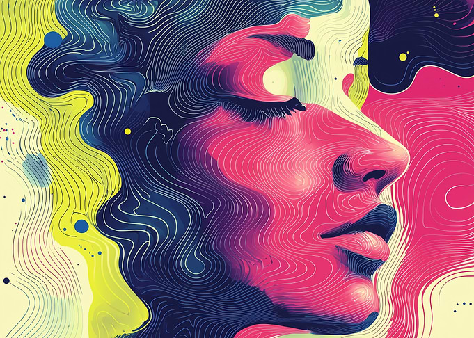 Abstract Face Art