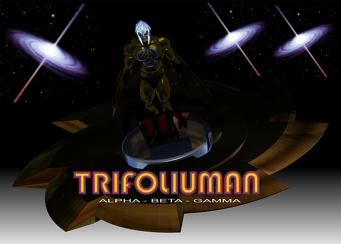 Trifoliuman Superhero Artwork