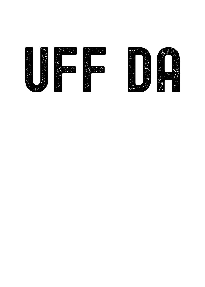 UFF DA Text Art