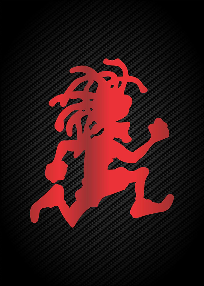 Red Jester Running