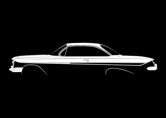 Impala SS (1961) Silhouette