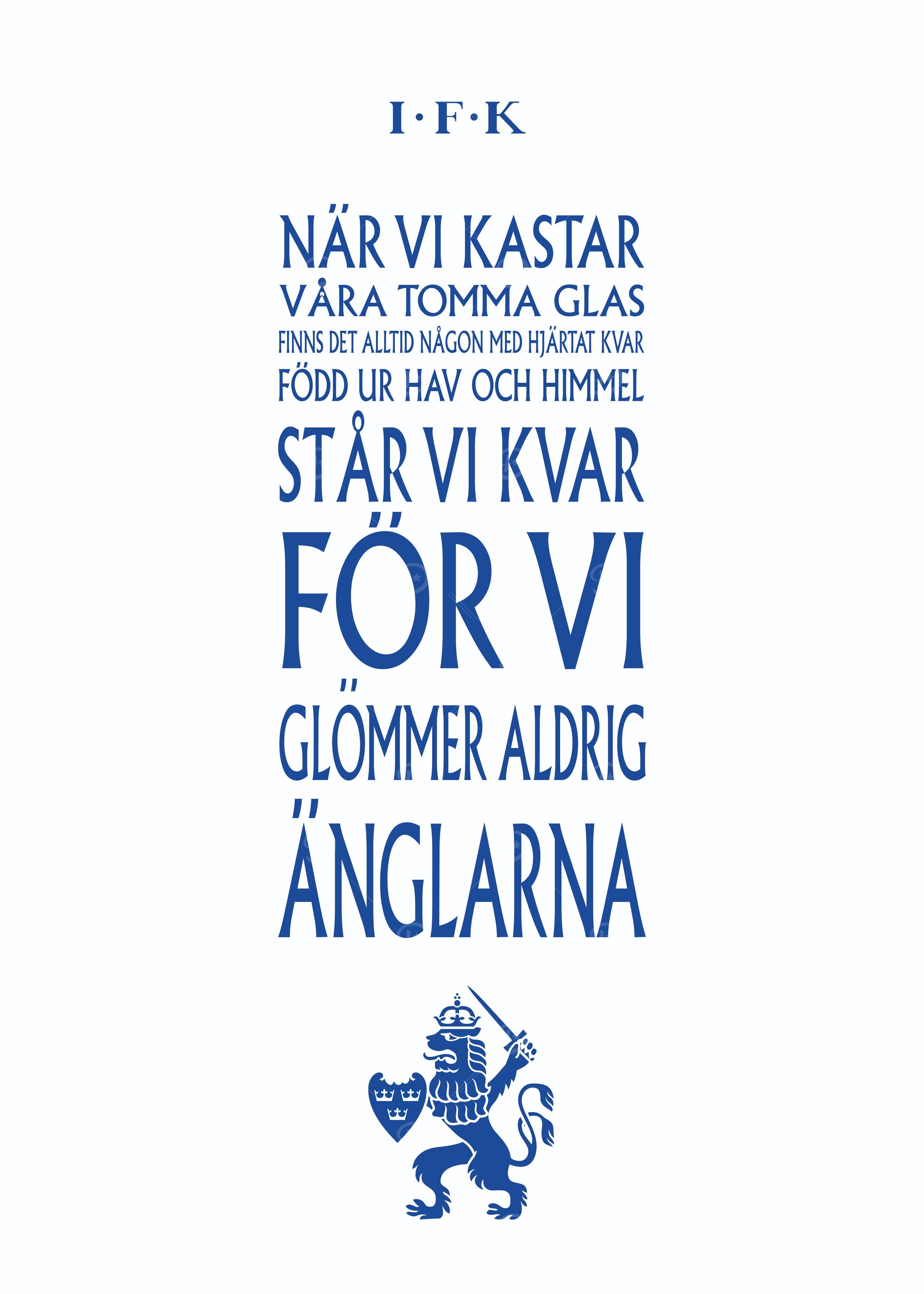IFK Swedish Football Club Poster