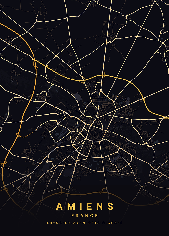 Amiens France City Map