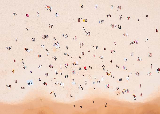 People at the Beach