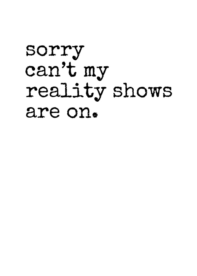 Reality Shows On