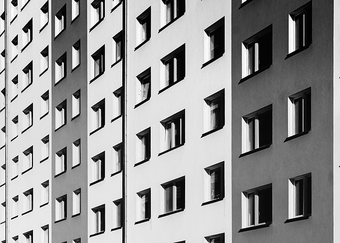 Apartment Building Windows