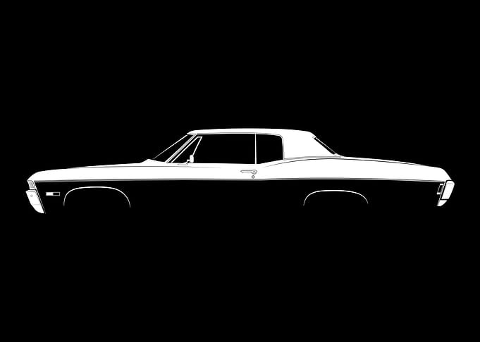 Impala SS (1968) Silhouette