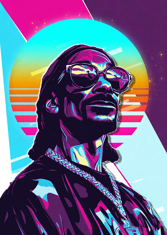 Snoop Dogg Retro Art