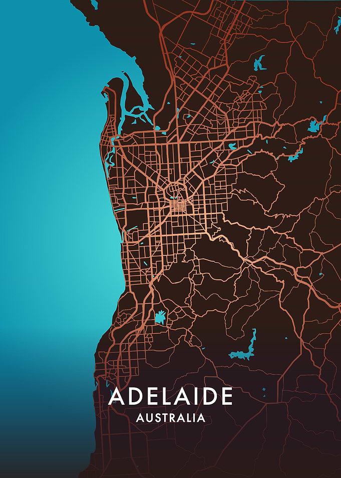 Adelaide City Map