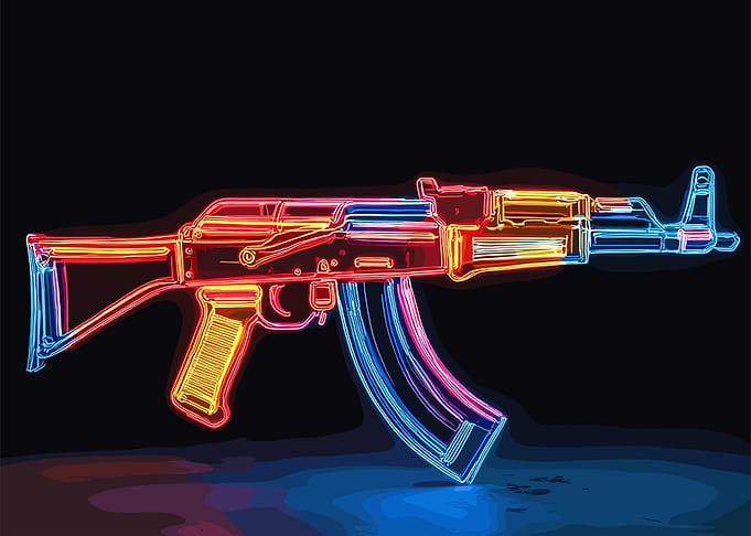Neon AK-47