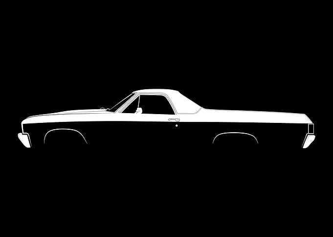 El Camino SS Silhouette