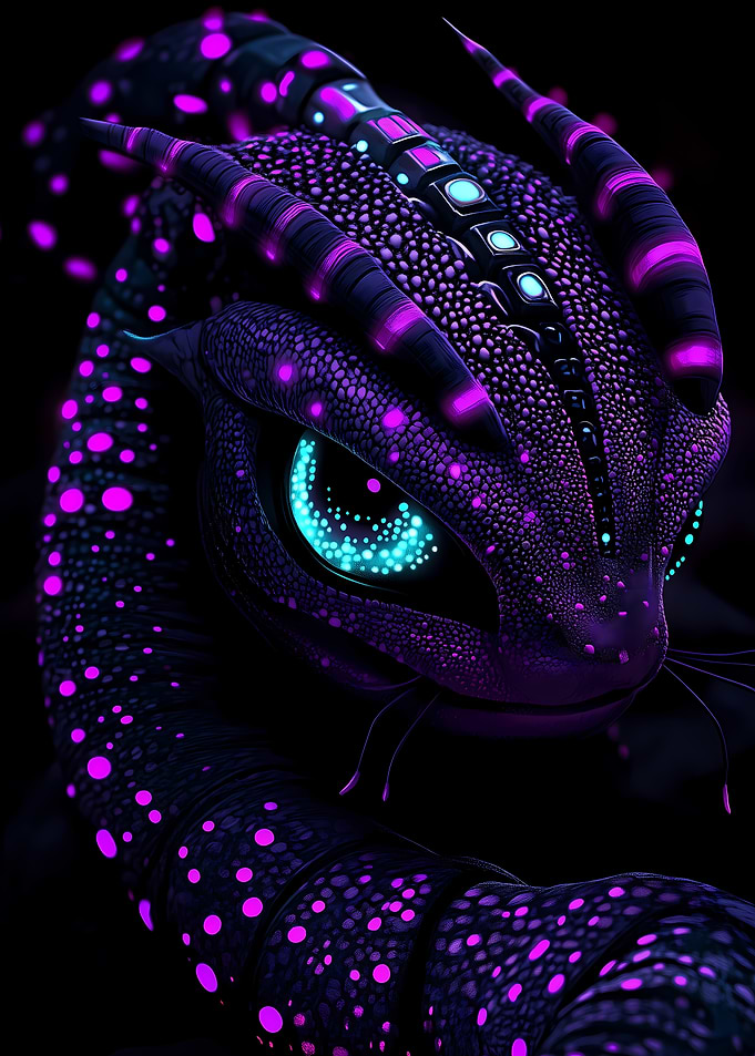 Cyberpunk Dragon