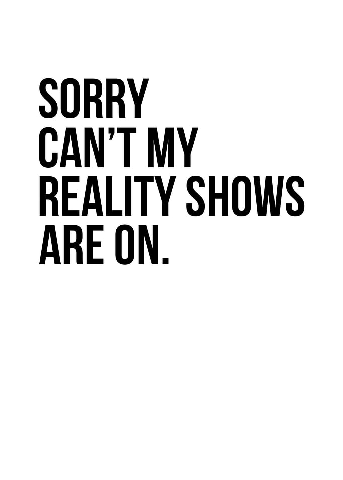 Reality Shows On