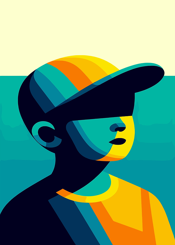 Abstract Child Portrait