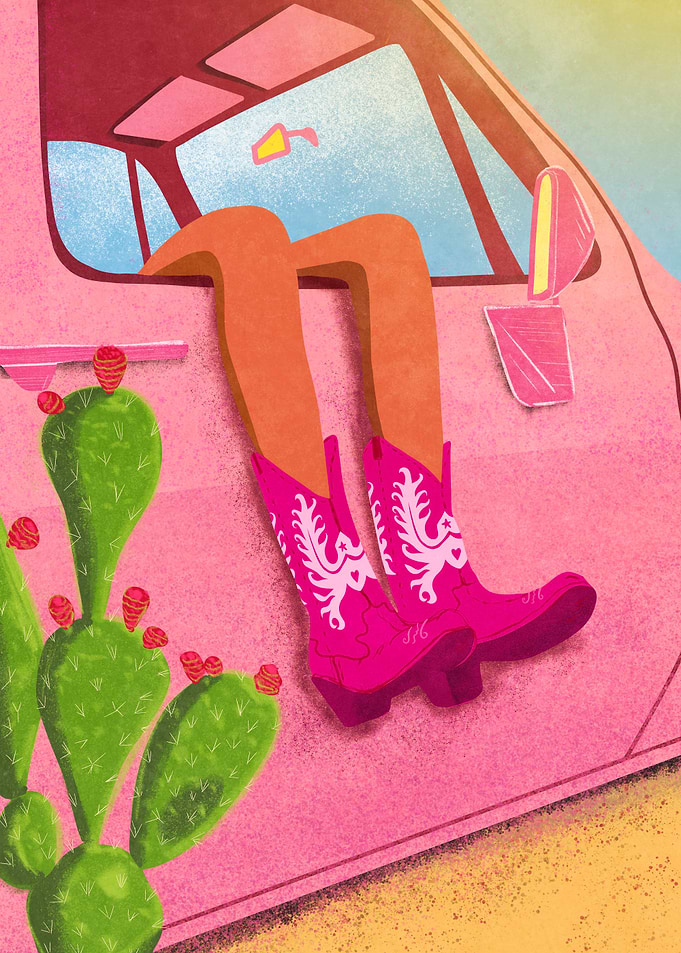 Pink Cowboy Boots