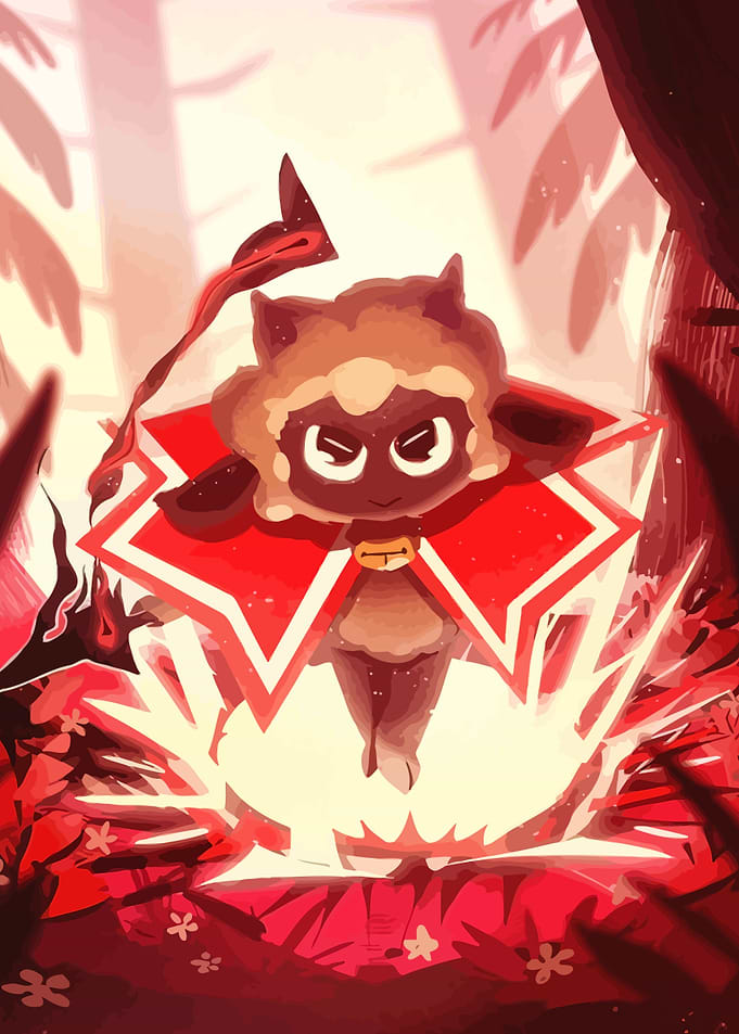 Angry Sheep Character Art