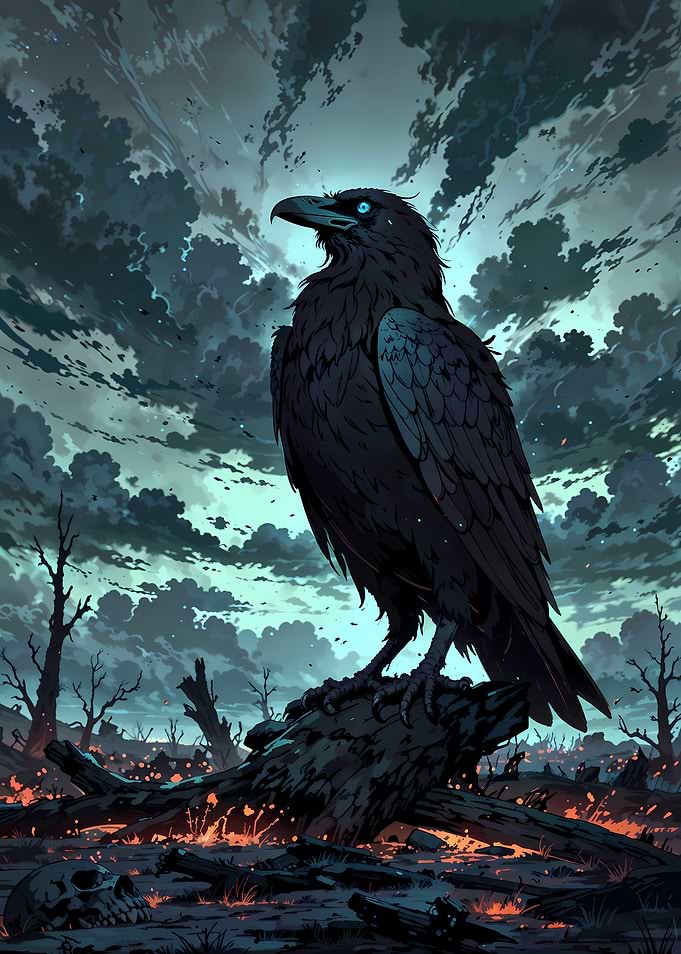 Keeper of Lost Souls: Azure-Eyed Raven