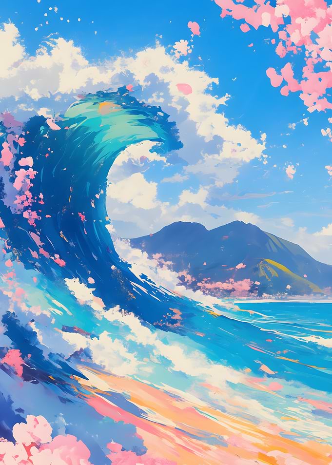 The Great wave - Anime aesthetic