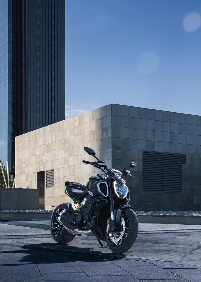 Black Ducati Motorcycle