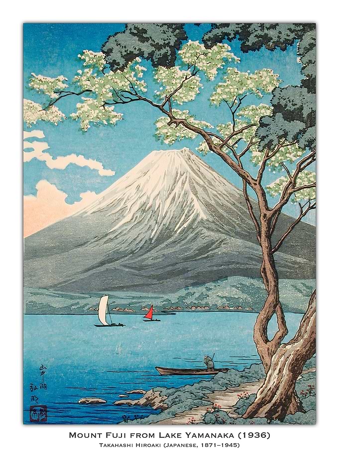 Mount Fuji Woodblock Print