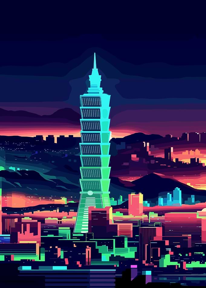 Neon Cityscape