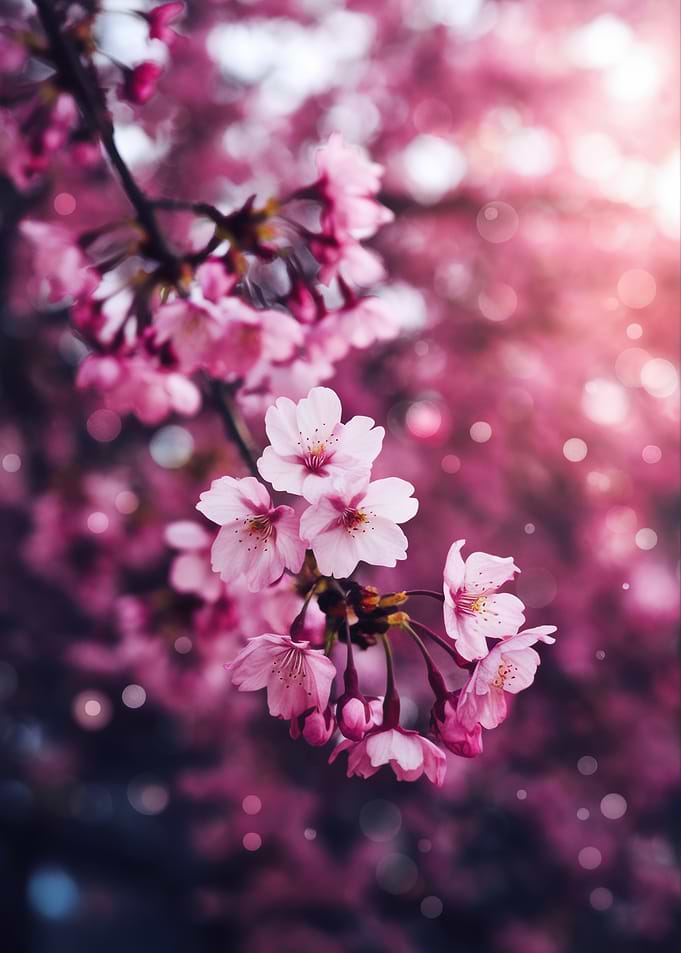 Pink Cherry Blossoms