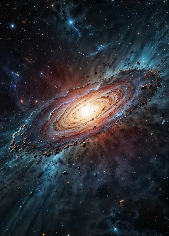 Spiral Galaxy in Space