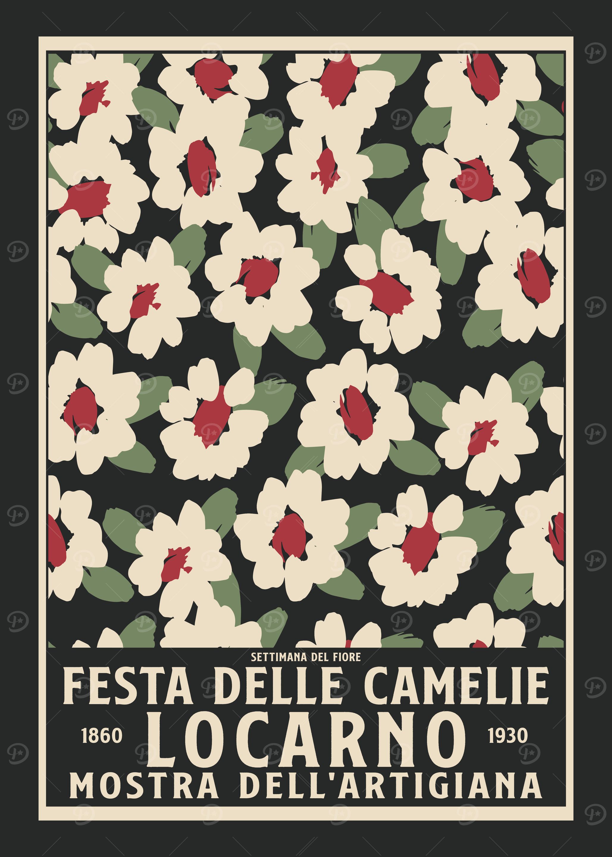 Vintage Floral Poster